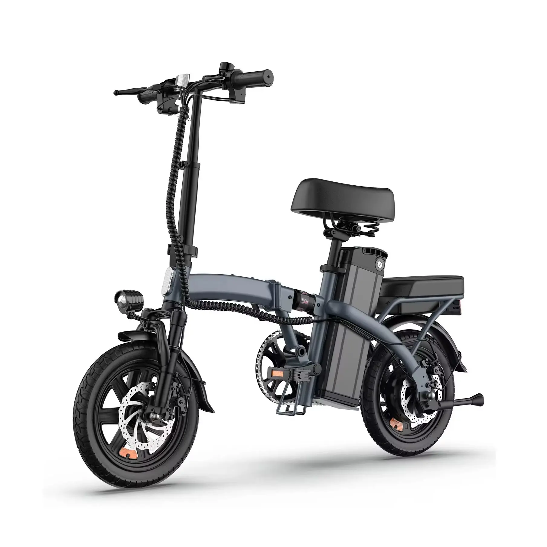 AliExpress 250W 48V 7.5Ah Foldable Electric Bike Adult E-Bike 14-inch  URLIFE F1L  All-Terrain Fat Tire E-Mountain Bike