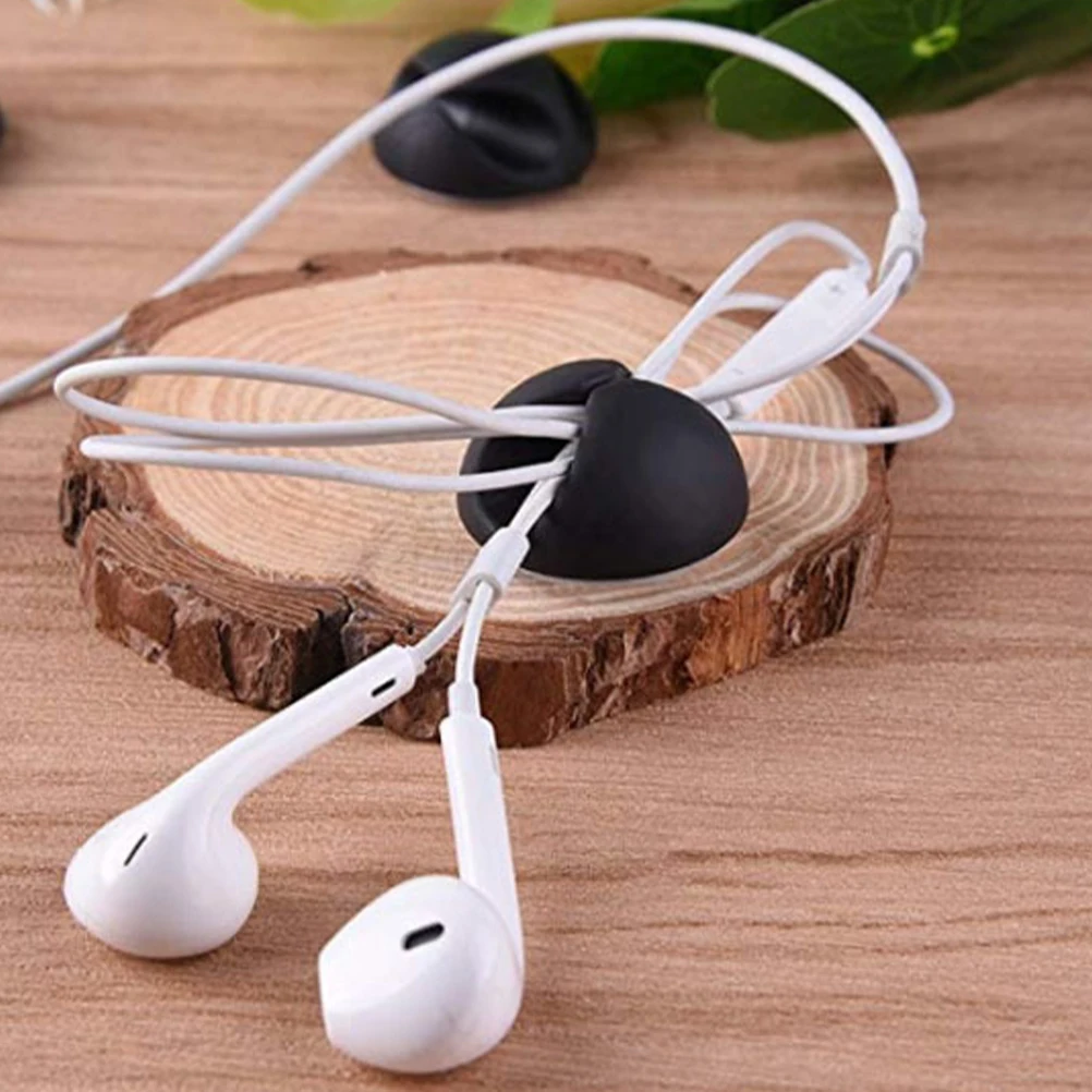 

16pcs Cable Clips Cord Holder Wire Organizer For Desktop Pc Laptop Home Office Black 1-Hole 2-Hole Large