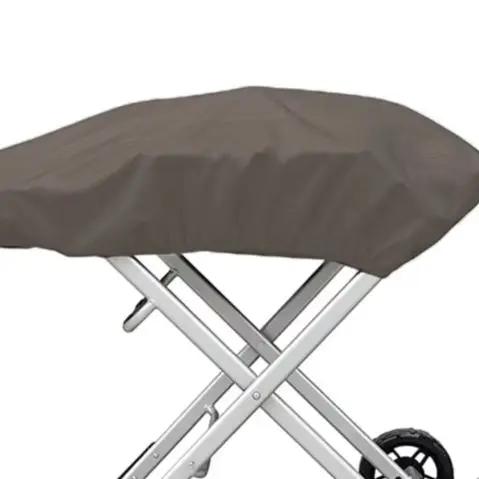 Heavy Duty 210D Oxford Waterproof Grill Cover For Weber 9010001 Traveler Portable Gas Grill Outdoor Rainproof Sunscreen Protecti