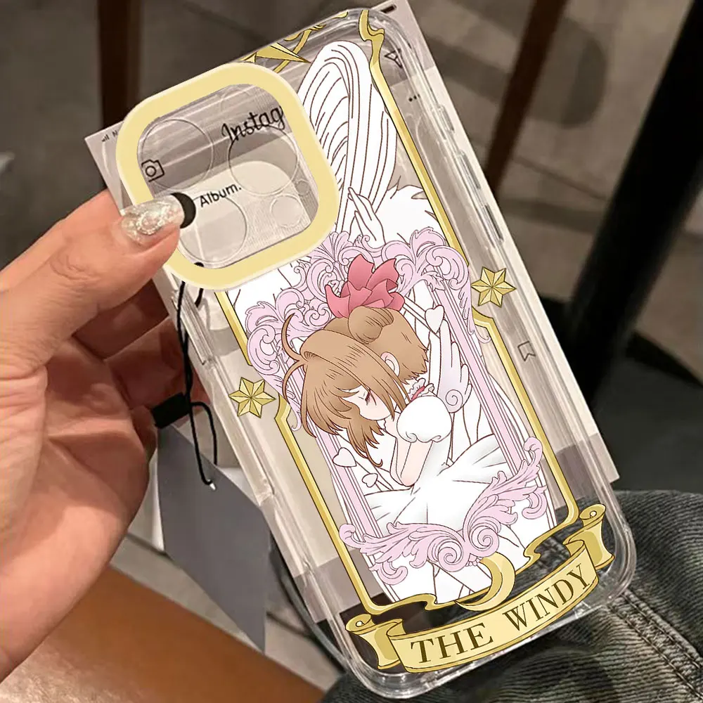 Cardcaptor Sakuras Anime Phone Case For Samsung Galaxy S25 S24 S23 S22 S21 S20 FE Note20 Note10 Edge Plus Ultra Lite Clear Cover - náhled 3
