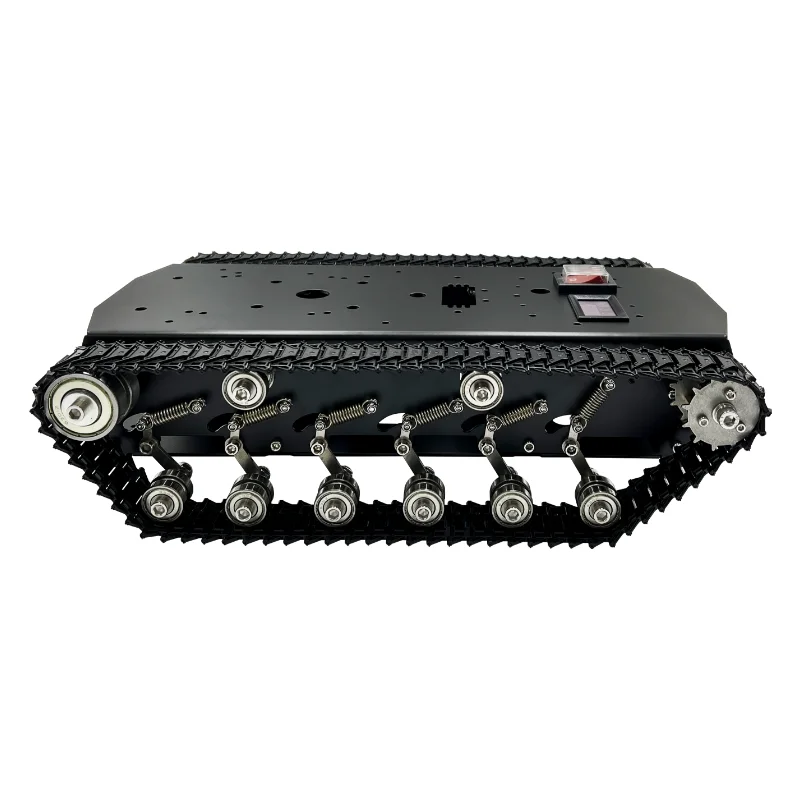TS700 全金属製無限軌道シャーシ、ロボティクスオープンソース開発プラットフォーム、リモートコントロール ATmega328P