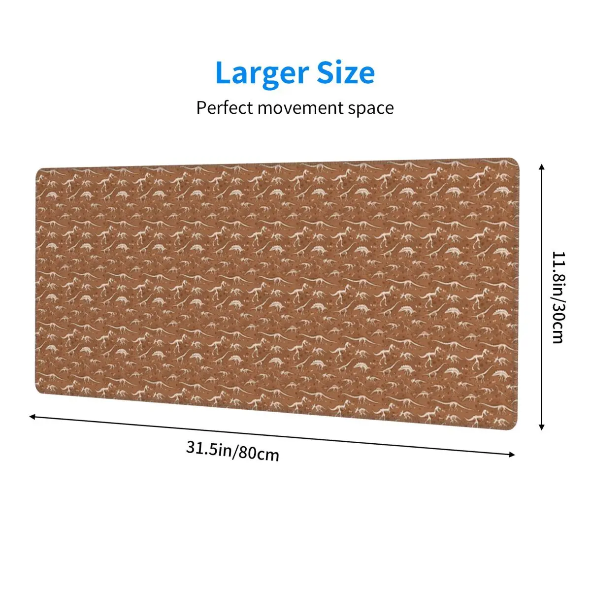 Large Mouse Pad Dinosaur Fossils Halloween Gamer PC Laptop Mats Keyboard Carpet Computer Gaming Office Accessories Desk Mat