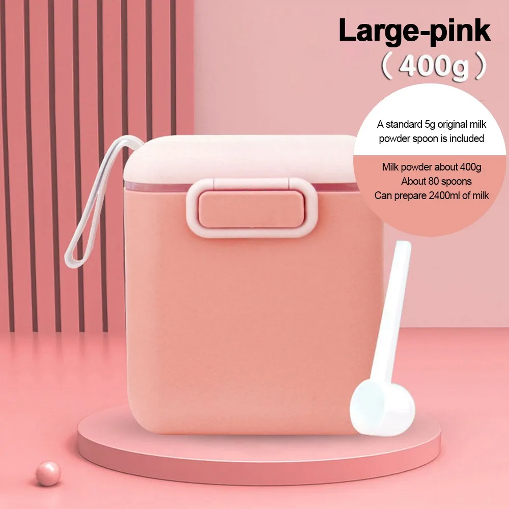 PP Milk Powder Storage Box Moisture-Proof Dust-Proof Snacks Container Wide Mouth Convenient Formula Dispenser Container