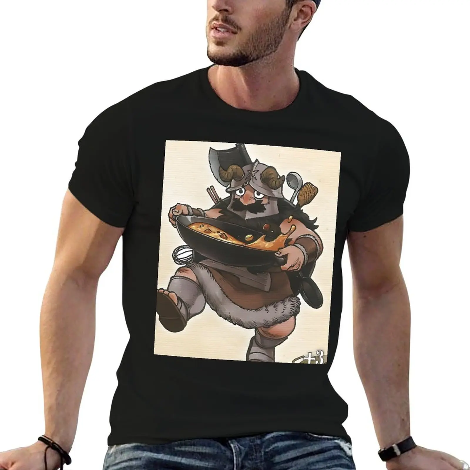 Dungeon Meshi Delicious in Dungeon - Chilchuck Senshi T-Shirt Relaxed Fit Casual Short Sleeve Top