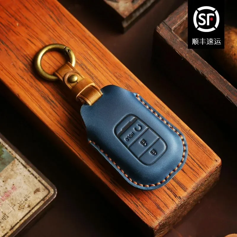 for Honda Accord 11th Gen Civic CRV Type R HRV Crown Road Haoying Key Shell Case Cover Fob Holder Buckle Replacement