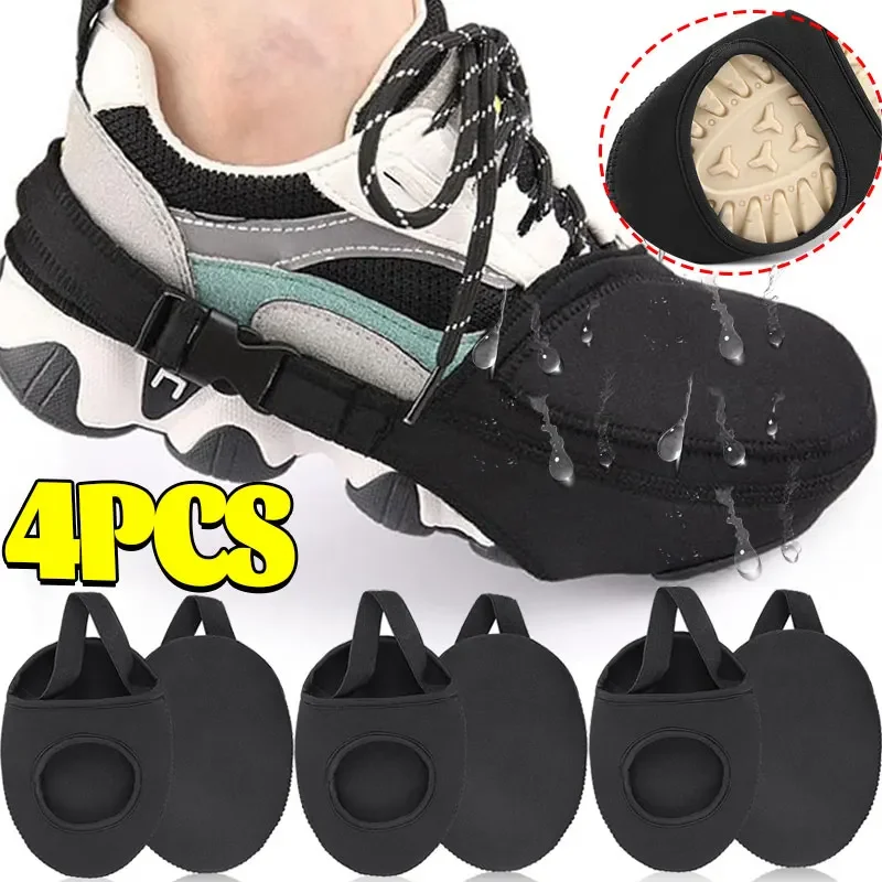 Mountain Road Bike Shoe Cover Half Palm Toe Lock Windproof Bicycle Protective Cover Shoe Cover To Keep Warm During Winter Riding