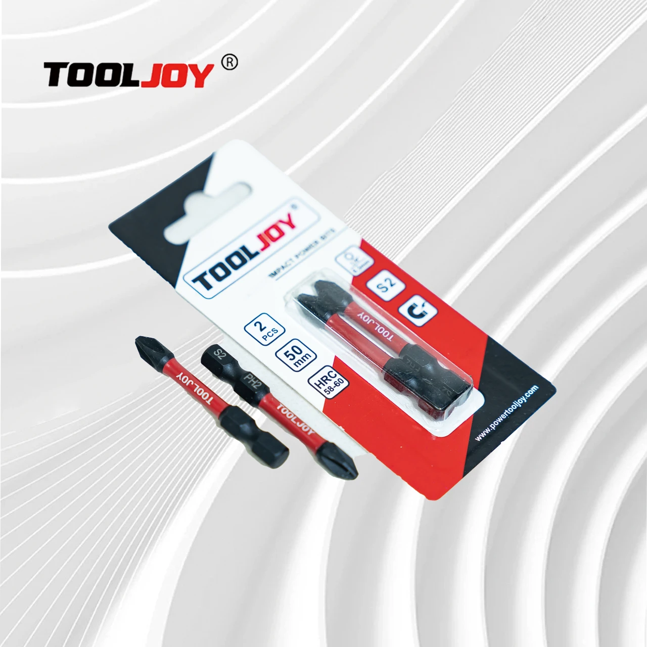 TOOLJOY PH2 50mm anti slip cross screwdriver head with high hardness and strong magnetic screwdriver head,