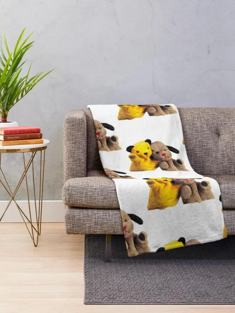 Sooty and sweep Throw Blanket wednesday manga Blankets