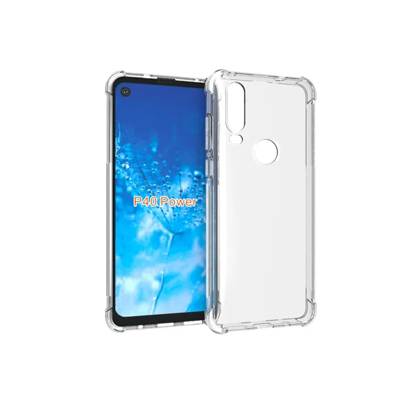 For Moto One Action phone case transparent all-inclusive TPU four-corner anti-fall silicone protective cover soft