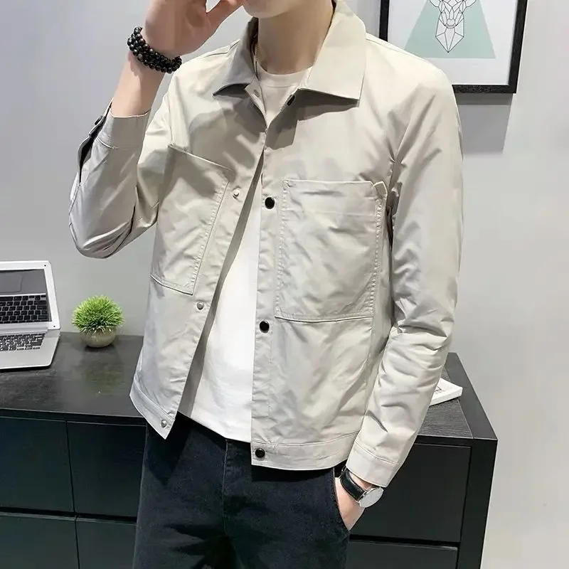 Men's Cargo Jackets Spring Autumn New In Male Coats Deals Korean Reviews Many Original Brands Trendy Fast Delvery Cheap Sale Y2k