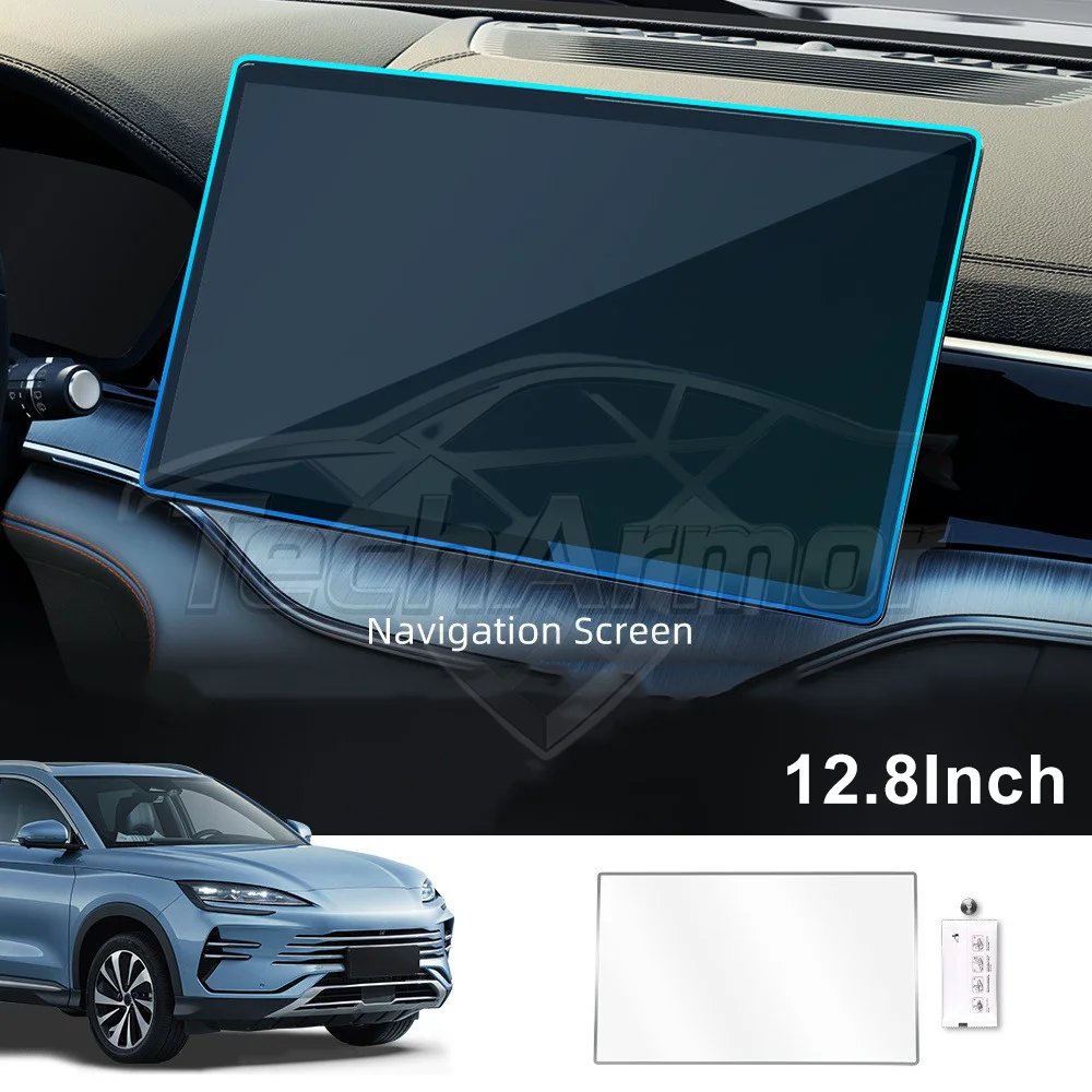 Auto Gehärtetem Glas Schutz Film Für BYD Seal U/Sealion 6/Song Plus 2021-25 GPS Navigation Dashboard display Screen Protector