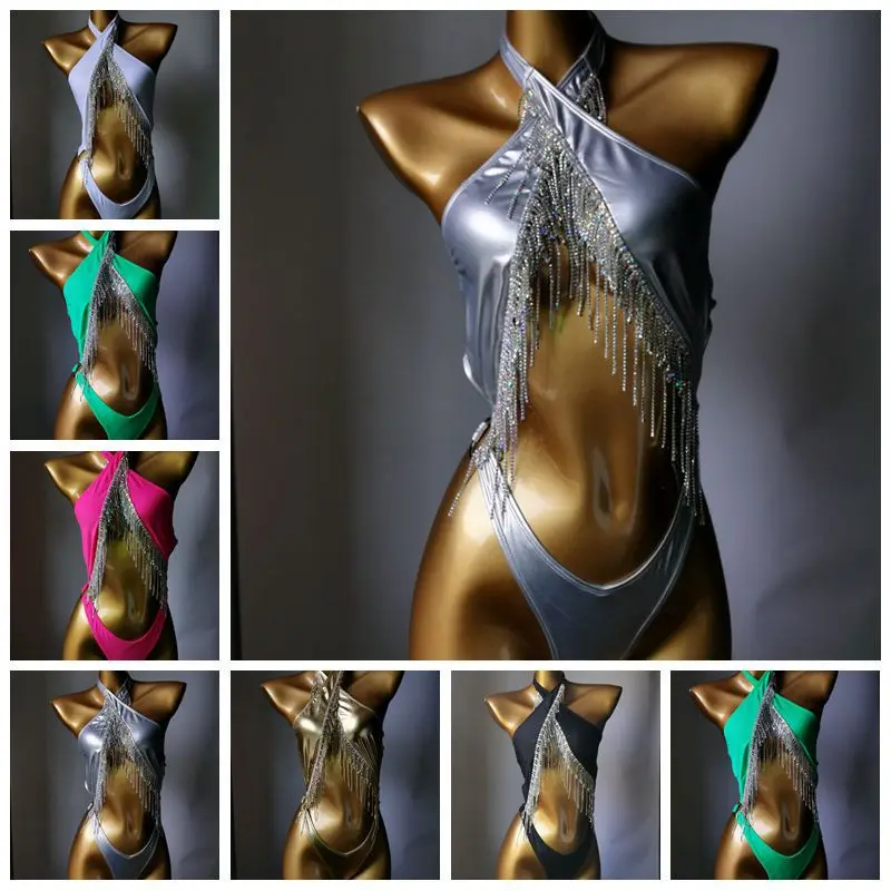 Body Jewelry Sexy Bra Chain Tassel Swimsuit Party Club Dance Body Accessory Attractive Chest Chain Women's Underwear Accessory