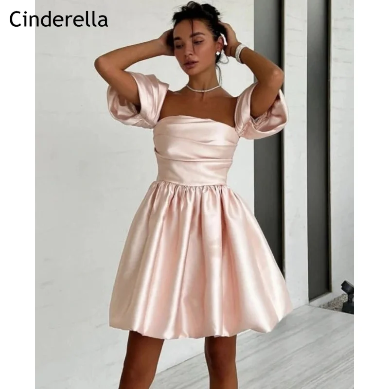 

Short Prom Dresses Strapless High Quality High Quality Satin Prom Dresses With Lace Up Back vestidos de fiesta de noche New