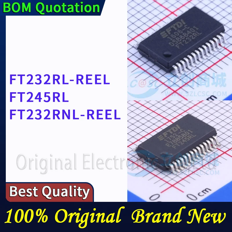 

FT232RL-REEL FT245RL FT232RNL-REEL В наличии Оригинальные высококачественные компоненты