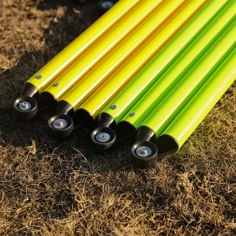 Foldable Football Sign Rod 1 Meter Portable Barrier Marking Pole ABS Soccer Logo Pole Base Set Football Aid Training Accessory