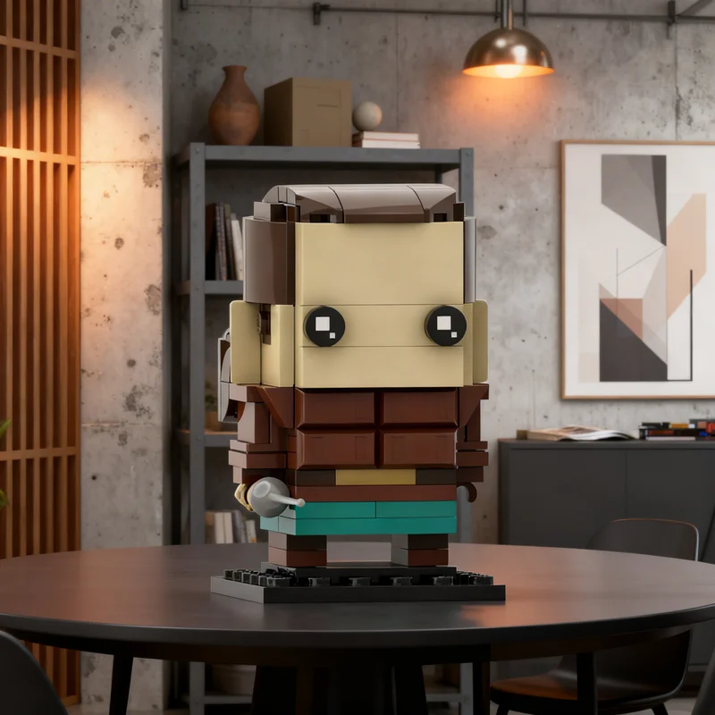 139 piezas MOC Brickheadz Arya Stark, modelo de Juego de Tronos, bloques de construcción, arquitectura, idea de bricolaje, ladrillos, regalos de cumpleaños y Navidad, juguete