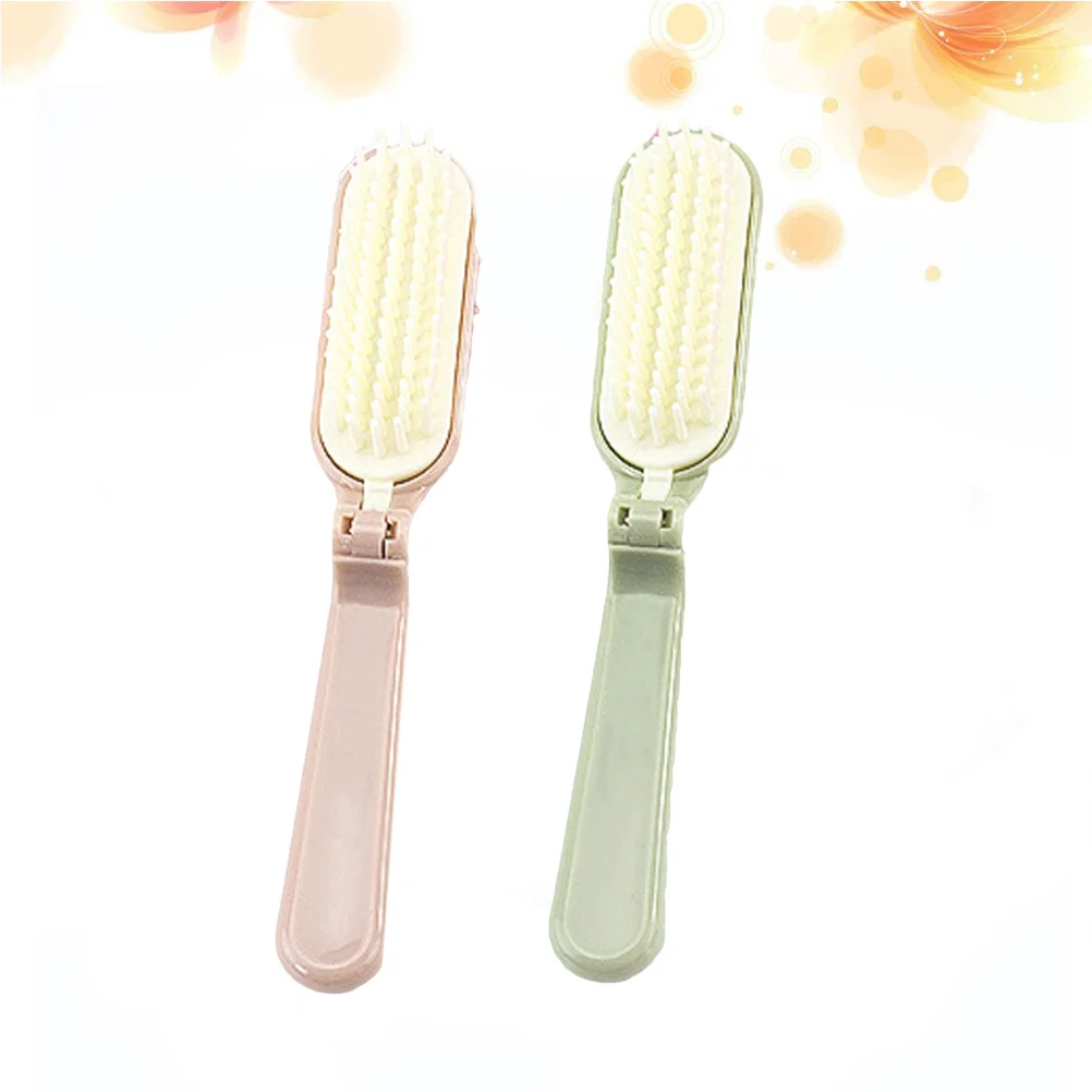 

2Pcs Foldable Hair Combs Portable Folding Comb Anti-Static Travel Plastic Salon Styling Tool for Women Hair Comb