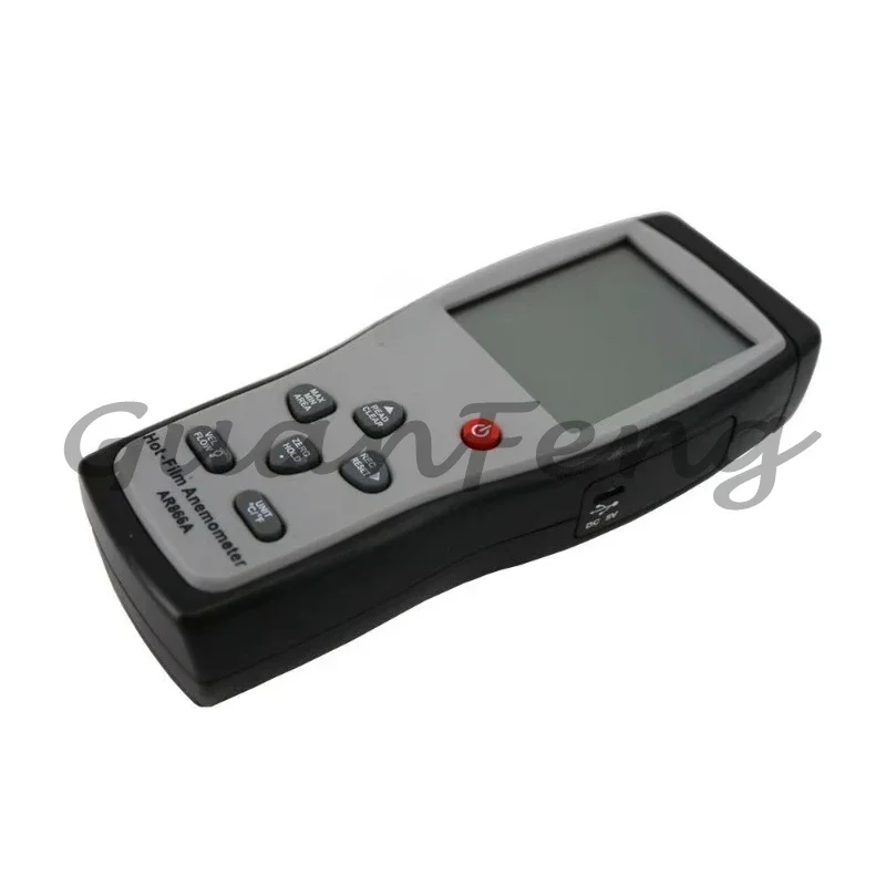 Smart Sensor AR866A Hot Wire Thermo-Anemometer Air Flow Velocity Wind Speed Meter