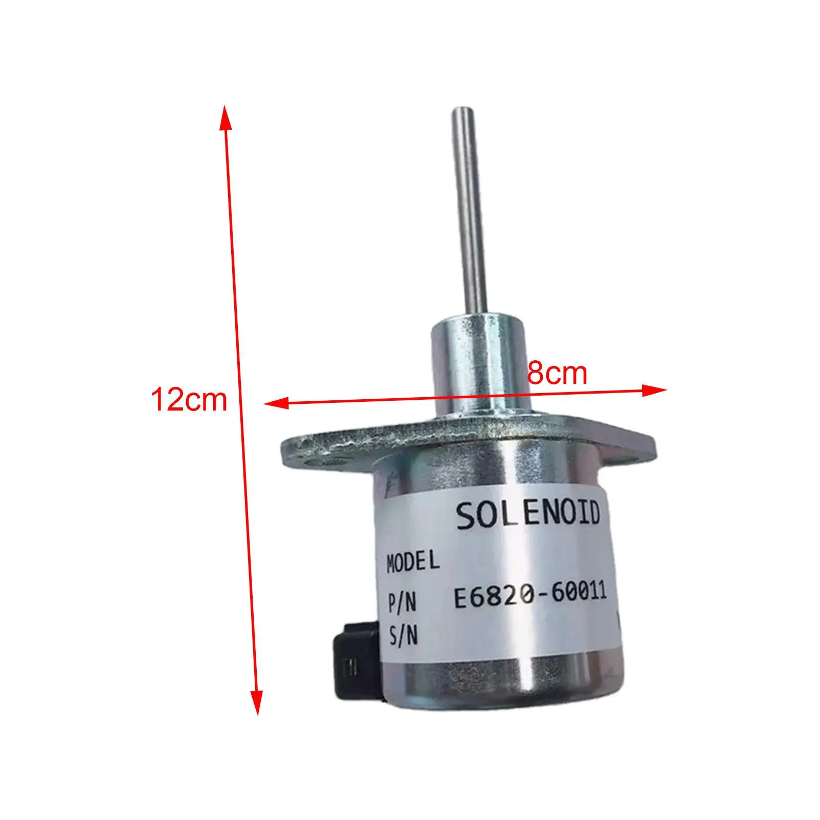 Engine Stop Solenoid Fuel Shut Off Solenoid for Kioti Mechron Durable