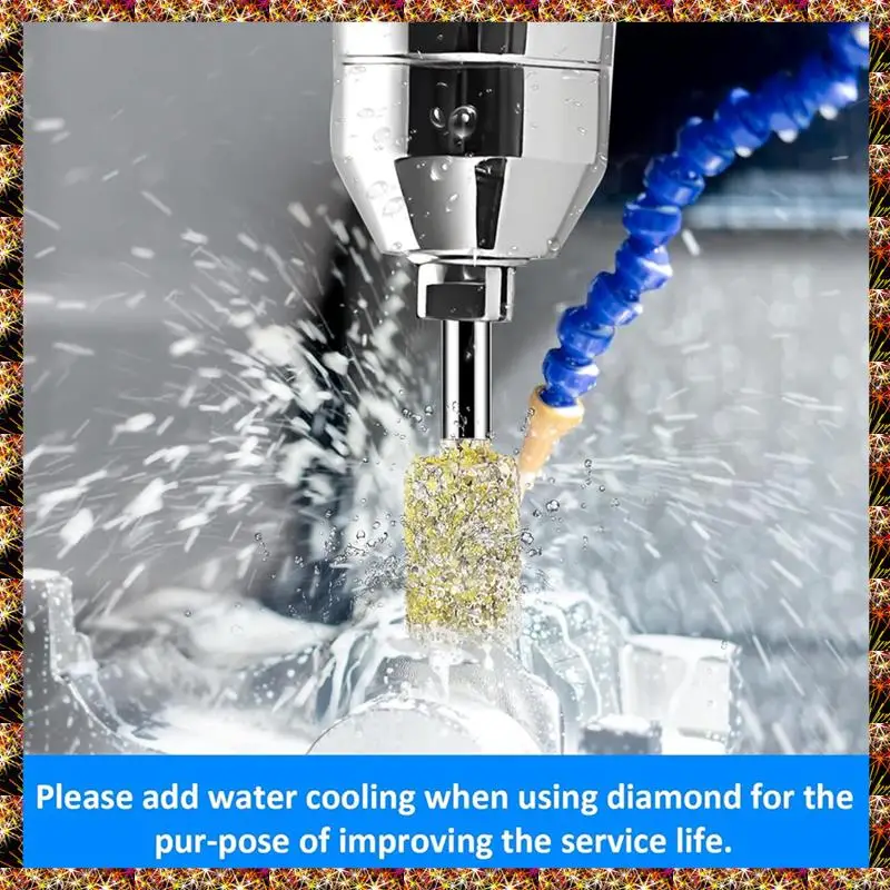 BTCL 20 Uds broca de rebaba de molienda para accesorios de herramienta Dremel suministros de herramientas rotativas para herramienta de pulido Dremel 1/8 pulgadas