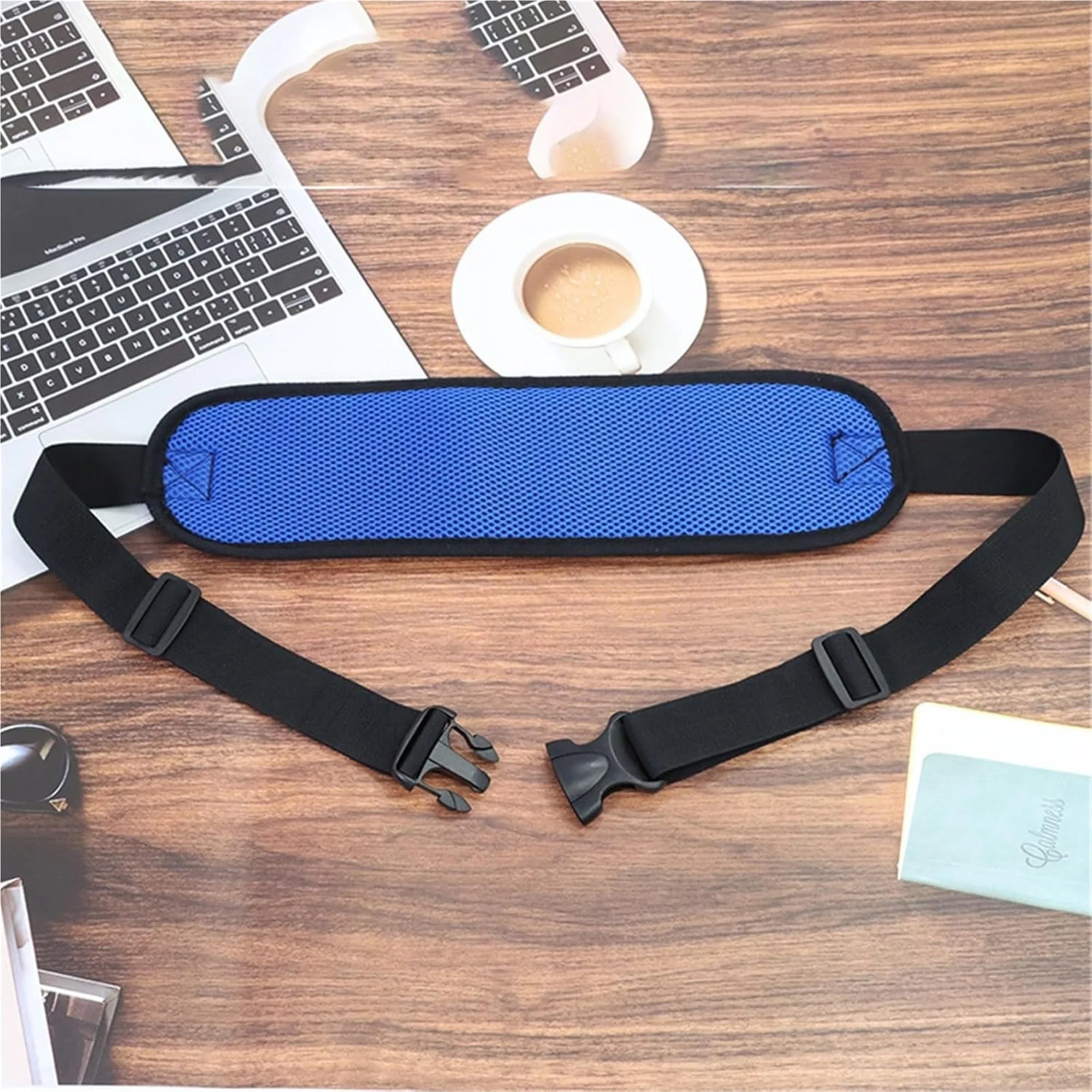 

Adjustable Wheelchair Safety Harness with Anti-Fall Seatbelt for Elderly Disabled and Patients - Essential Mobility Aid