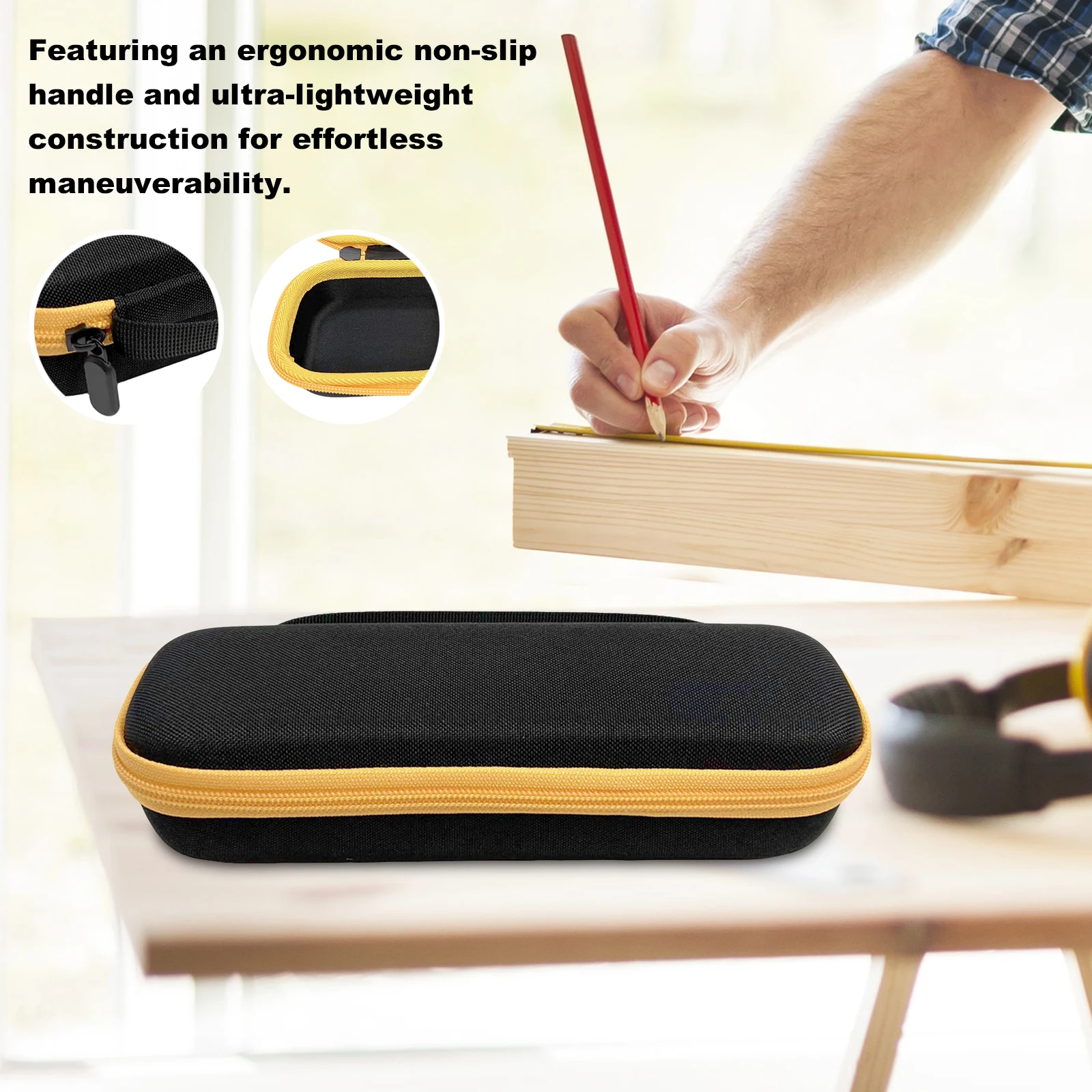 

Прочный дорожный кейс для аккумуляторной отвертки DEWALT (DWHT66719) – защитная сумка для переноски и хранения с внутренними карманами