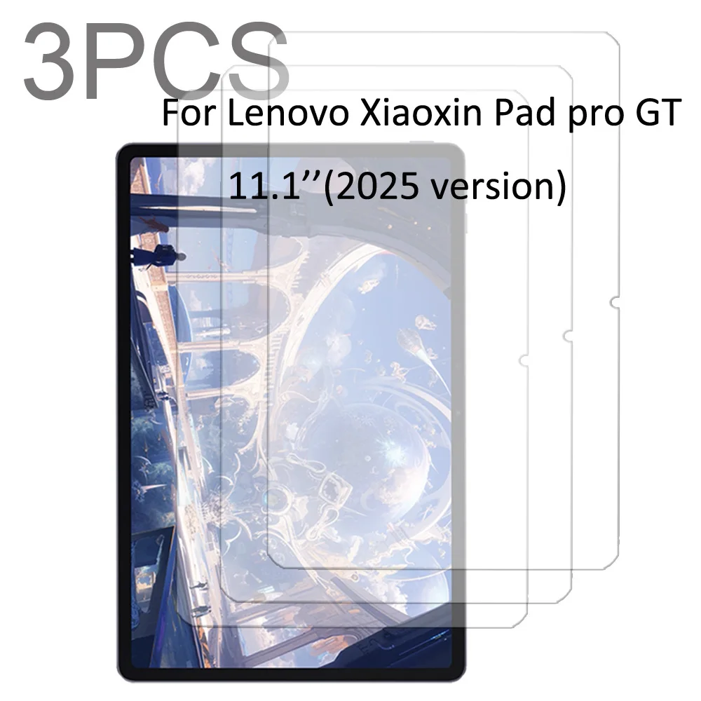 

3 упаковки защитного стекла из закаленного стекла для Xiaoxin Pad pro GT 11,1 дюйма, защитная пленка 2025, твердость 9H, прозрачная пленка HD