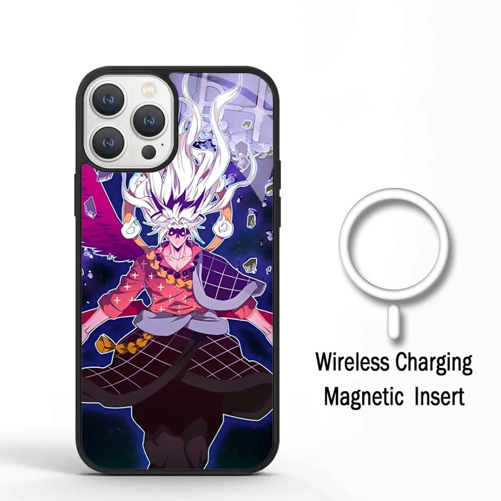 POP MART The God Of High School Phone Case For IPhone 11 12 13 14 15 Plus Pro Max Acrylic Cover For Magsafe Wireless Charging