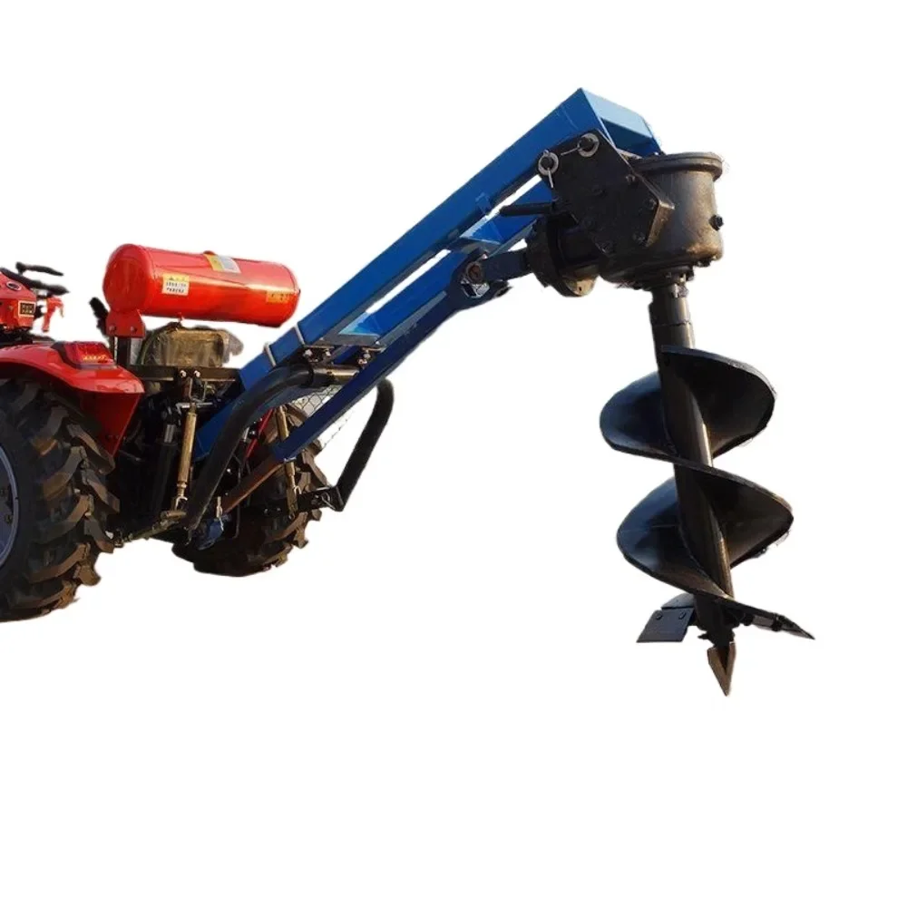 

Hole drilling machine for tree planting