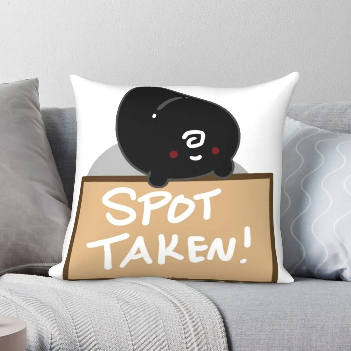 

Spot Taken Pillowcase Polyester Linen Velvet Printed Zip Decor Pillow Case Sofa Seater Cushion Case 18"