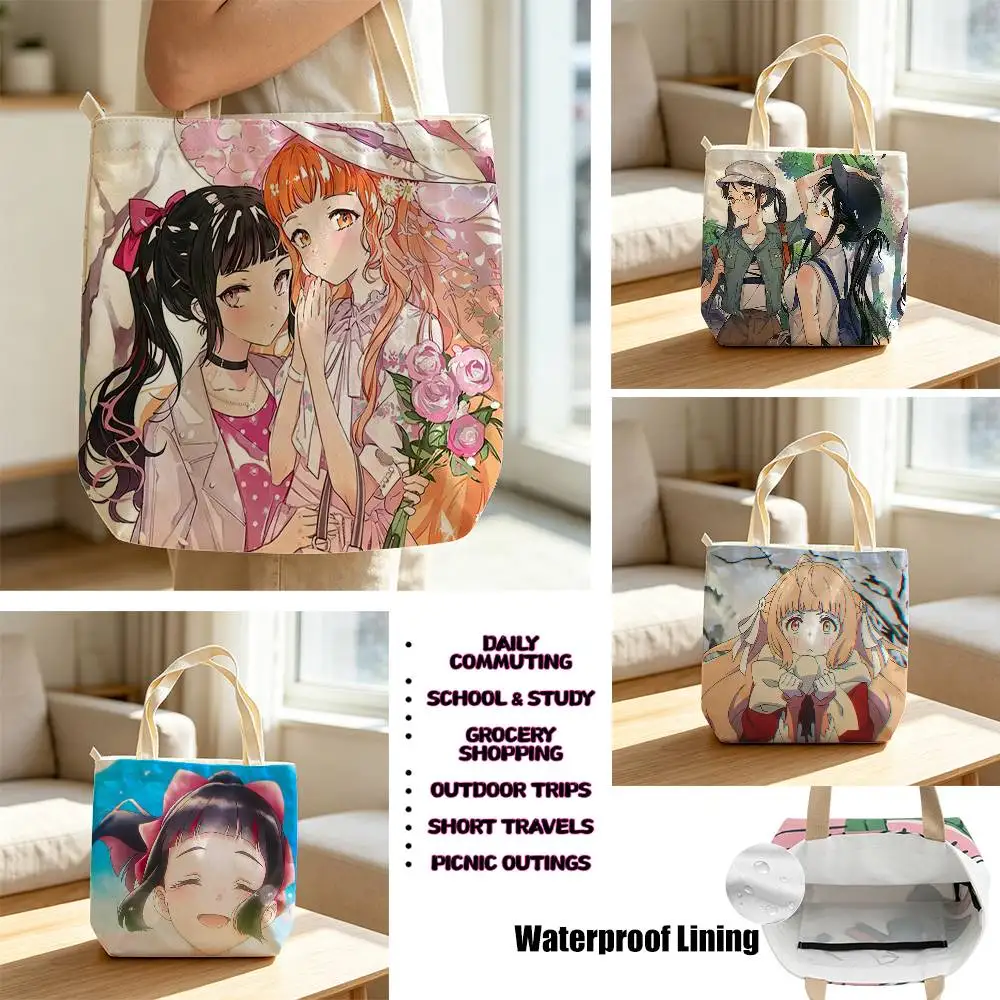 SPRING Agents of the Four Seasons Anime  Storage Bags Waterproof Canvas bags suitable for going to class, shopping, gifts