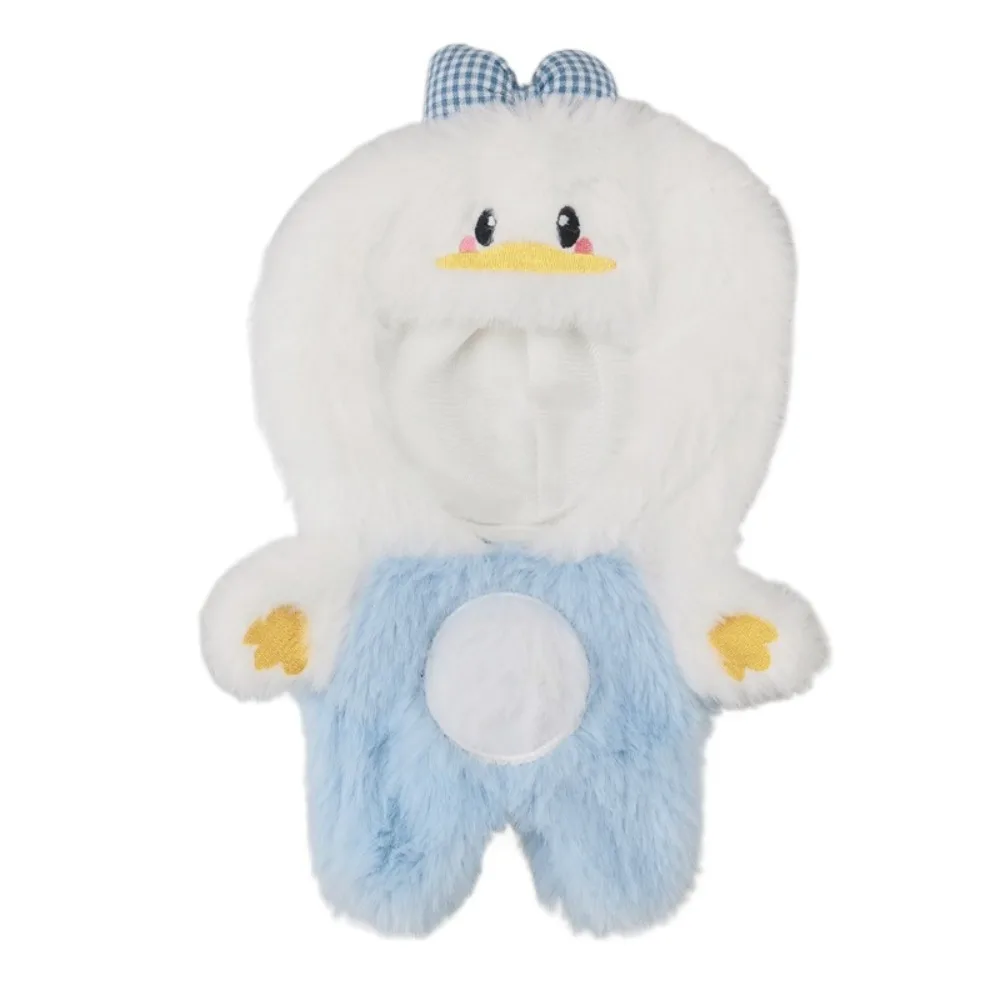 

Хлопковая кукольная одежда Baby Duck, 20 см, комбинезоны с бантом и узлом, хлопковая кукольная одежда 10 см, мини-плюшевая кукла с животными, аксессуары для кукол