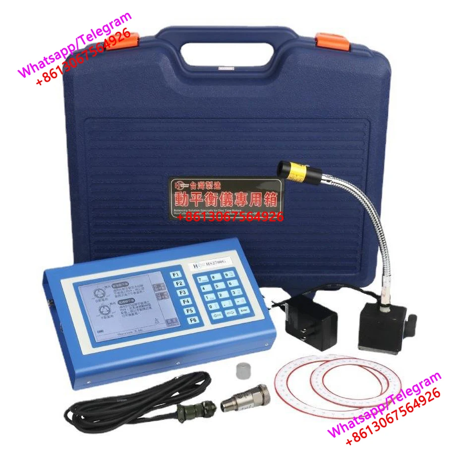 Penyeimbang dinamis Hongfuxin HS2700G Taiwan untuk mesin penggiling silinder eksternal, mesin koreksi keseimbangan dinamis