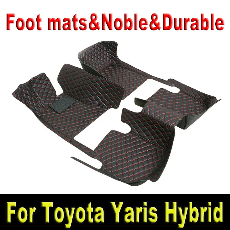 Car Floor Mats For Toyota Yaris Hybrid Mazda2 Hybrid MXPH11 2021 2022 2023 Waterproof Protective Pad Floor Cover Car Accessories