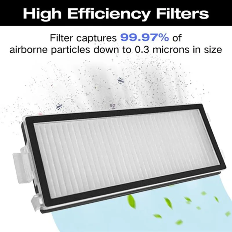 AT28-For Roborock P10S PRO / V20 Robot Dust Box With Filters Vacuum Cleaner Replacement Accessories Dust Trash Box Parts