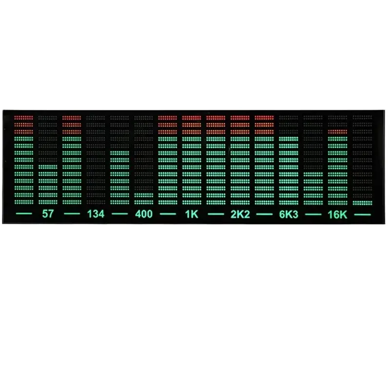 [NEWA76K!】 Multi-Mode Voice Control Music Spectrum LED Pickup Rhythm Analyzer Light Display Audio Level Indicator VU Meter