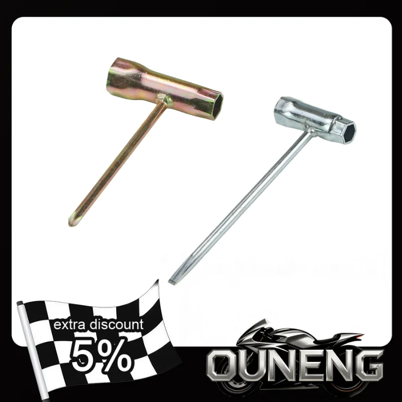 

For Chainsaw Brush Cutter Spark Plug Socket Wrench 13mm 19mm Stainless Steel Spanner