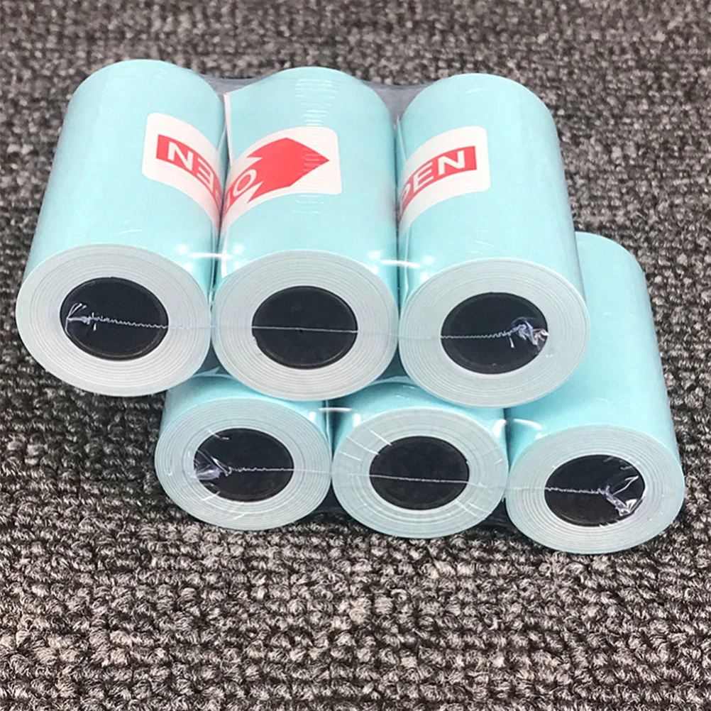 

5pcs Adhesive Photo Paper Roll Sticker Labels for Shipping Address File Folder Marker Office Label Inventory Control