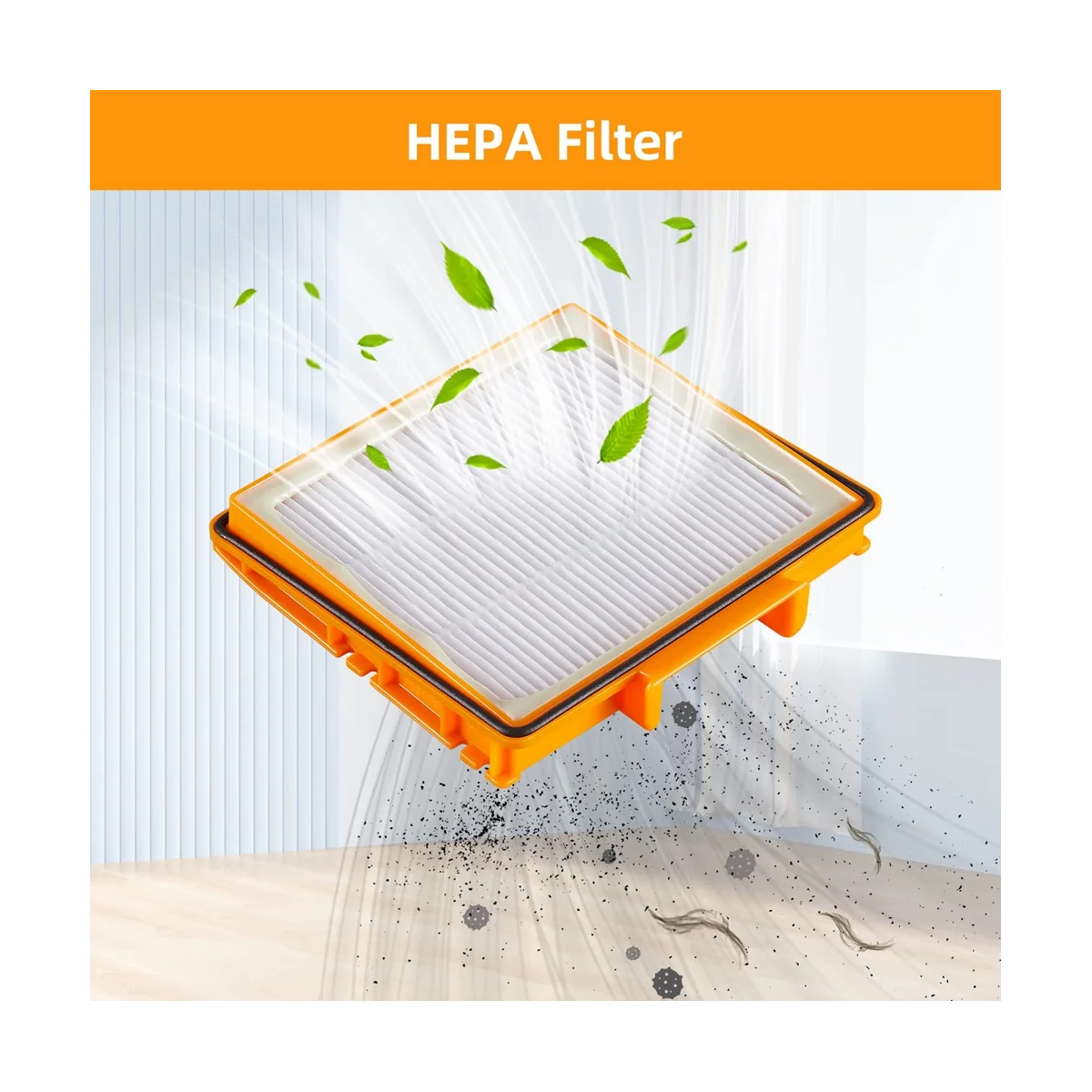 Filtro HEPA de Cepillo Lateral de cepillo principal de repuesto Compatible con aspiradoras AV2501AE AV2502AE, accesorios