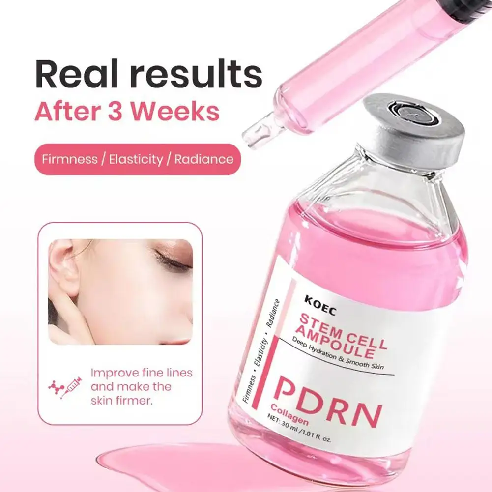 Collagen Essence 30ml Stem Cell Ampoule For Deep Hydration Firmness Elasticity And Radiance Skin Repair Serum