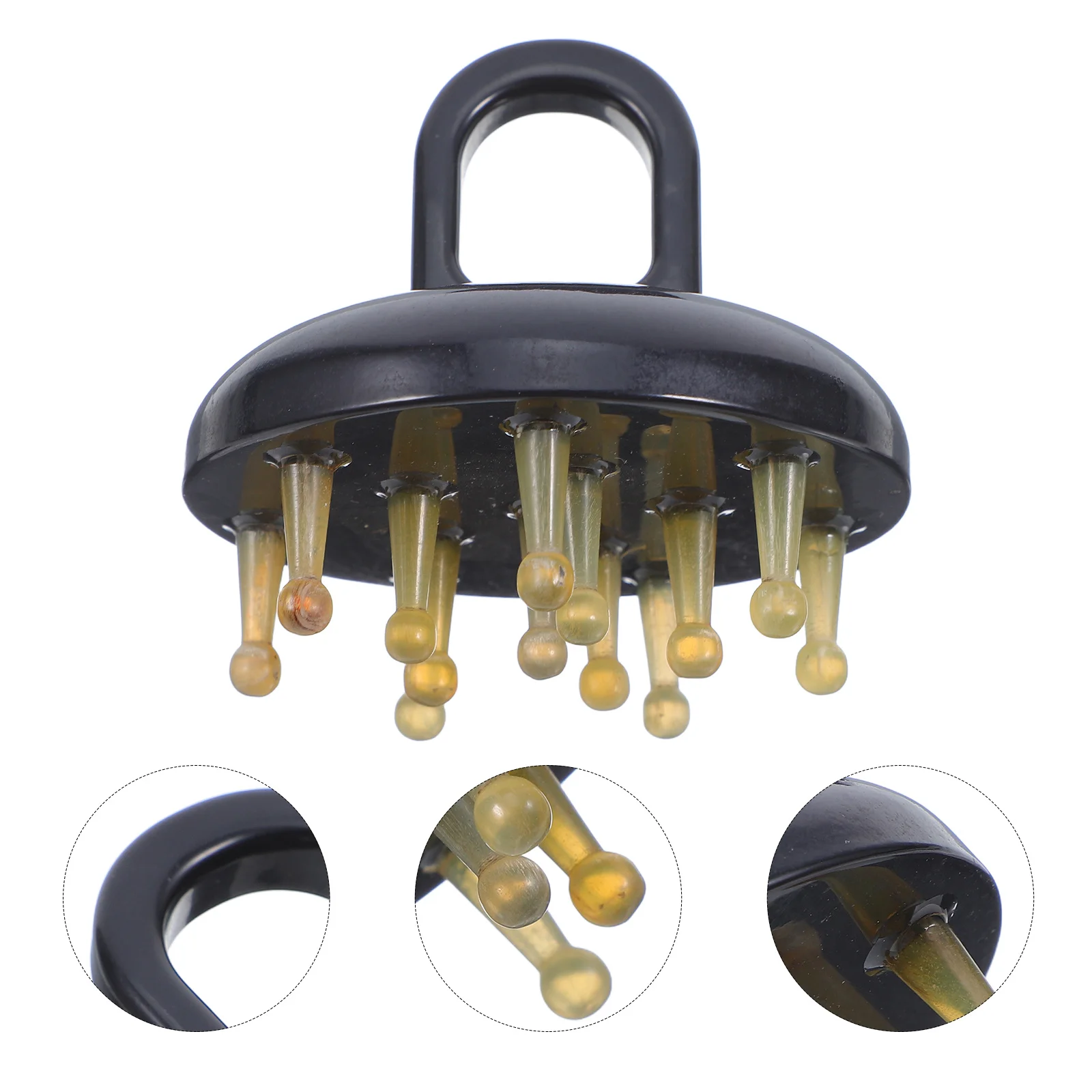 

Scalp Massage Comb Wide Tooth Design Comfortable Grip Stimulates Acupoints Shampooing Relaxing Hair Scalp Massager Tool