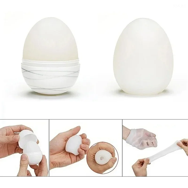 Mini Male Masturbation Eggs Penis Massager Ghost Stimulating Stretchable Masturbator Sex Toys for Men Portable Masturbation Cup