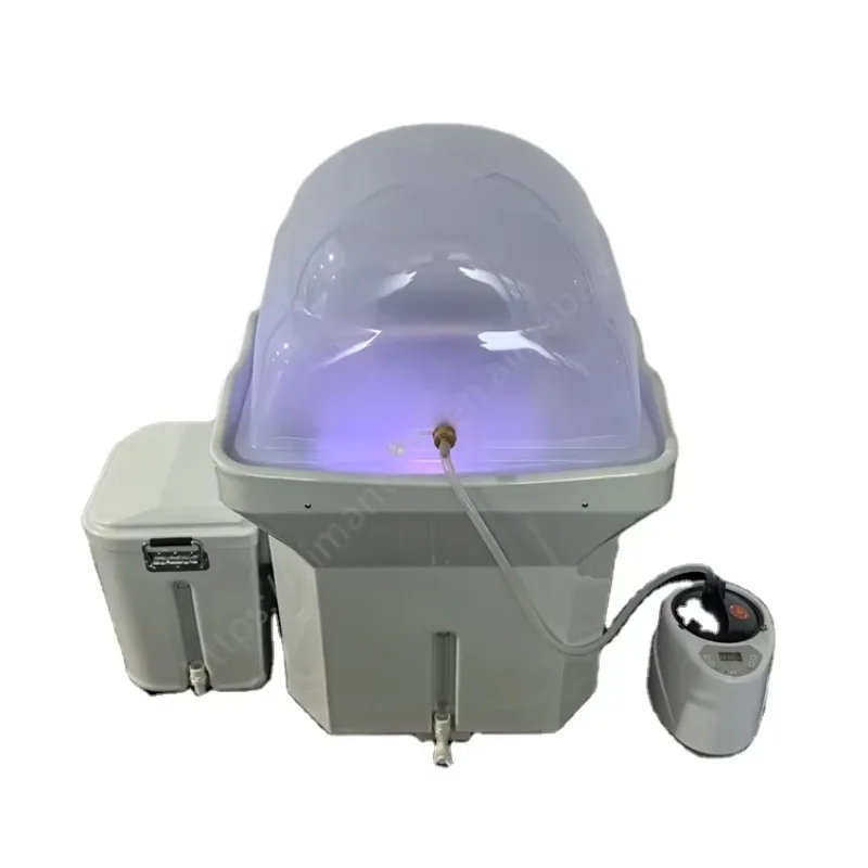 Portable Shampoo Station Plastic Hair Washing Sink with Hot & Cold Water No Plumbing Pipes for Kitchen Hotel Bathroom Use