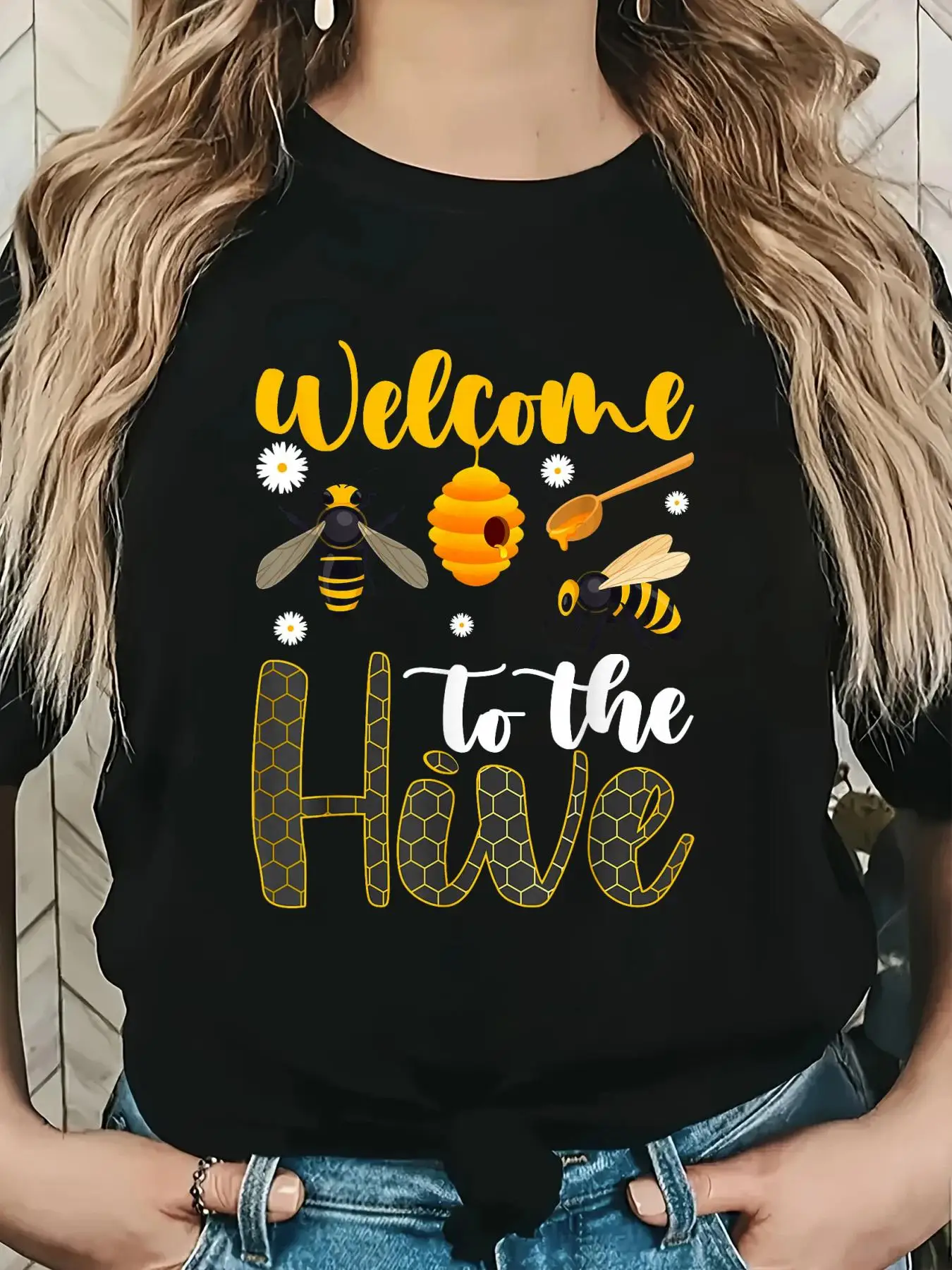 Welcome to The Hive Bee Teacher Back to T-Shirt
