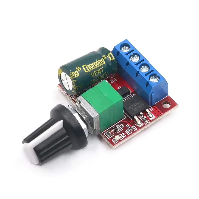 1pc Mini DC Motor PWM Speed Controller DC 5V-35V 5A Speed Adjustable Switch Module 6V 12V 24V Variable Voltage Regulator