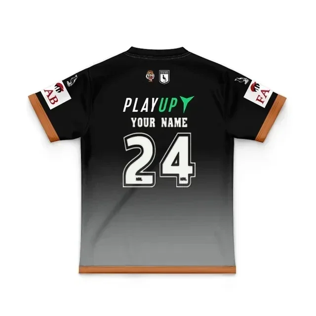 2024 West Tijgers Kids Home / Away / Training Rugby Jersey-Herenmaat: 16-26 (Printnummer) Topkwaliteit