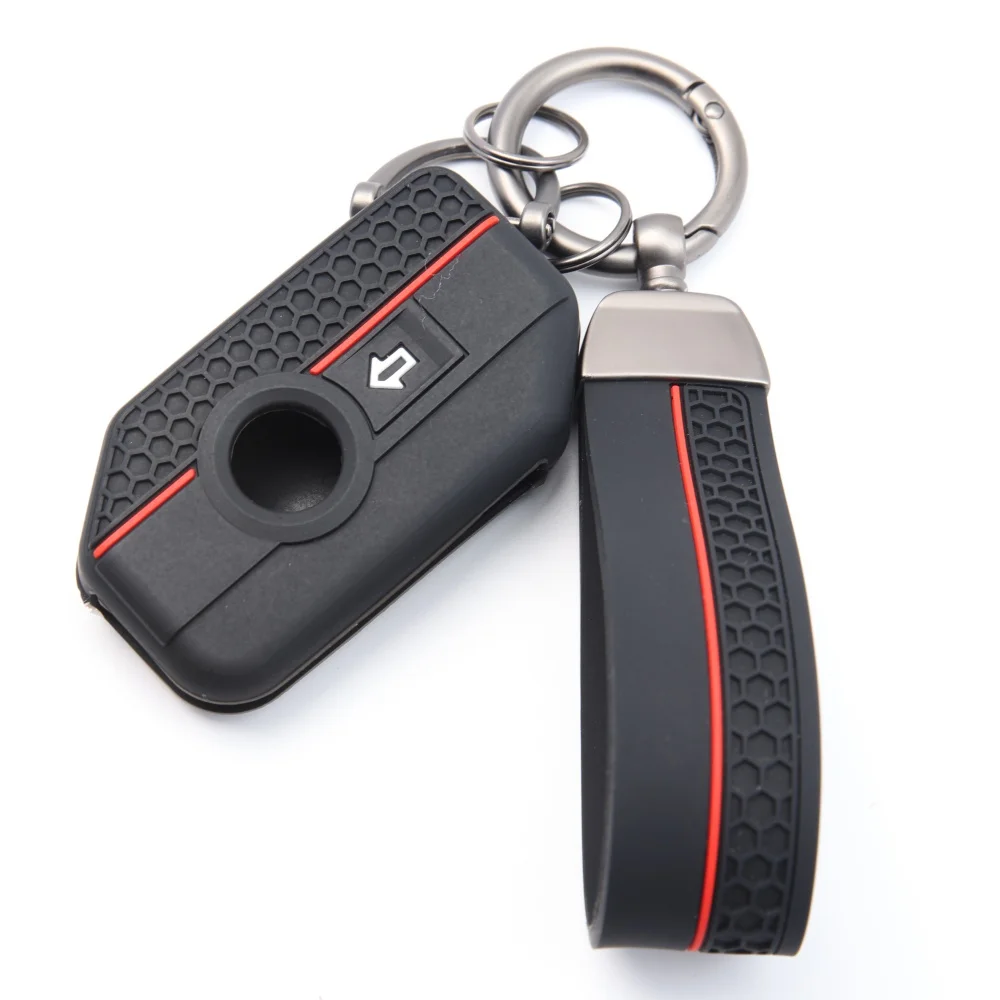 For BMW R1250GS R1200GS C400gt F750GS F850GS K1600B K1600GT R1200RS R1200RT F900R F900XR Motorcycle Silicone Key Case Skin Cover