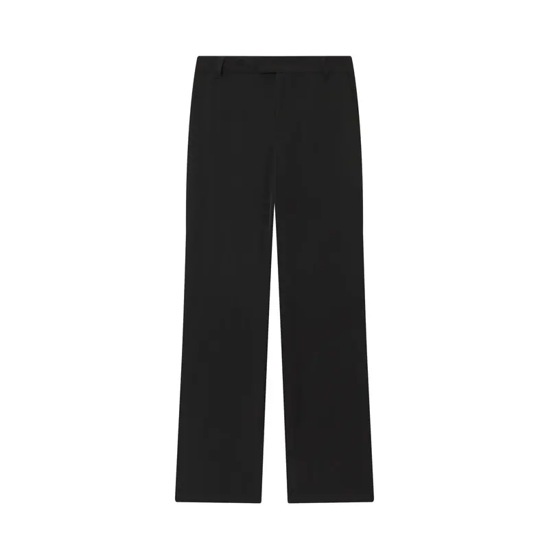 2025 herbst Neue frauen Faion Weste Taste Doppel Vordere Lange Hosen Vielseitig Set mittlere Taille Hose Europäischen Sle