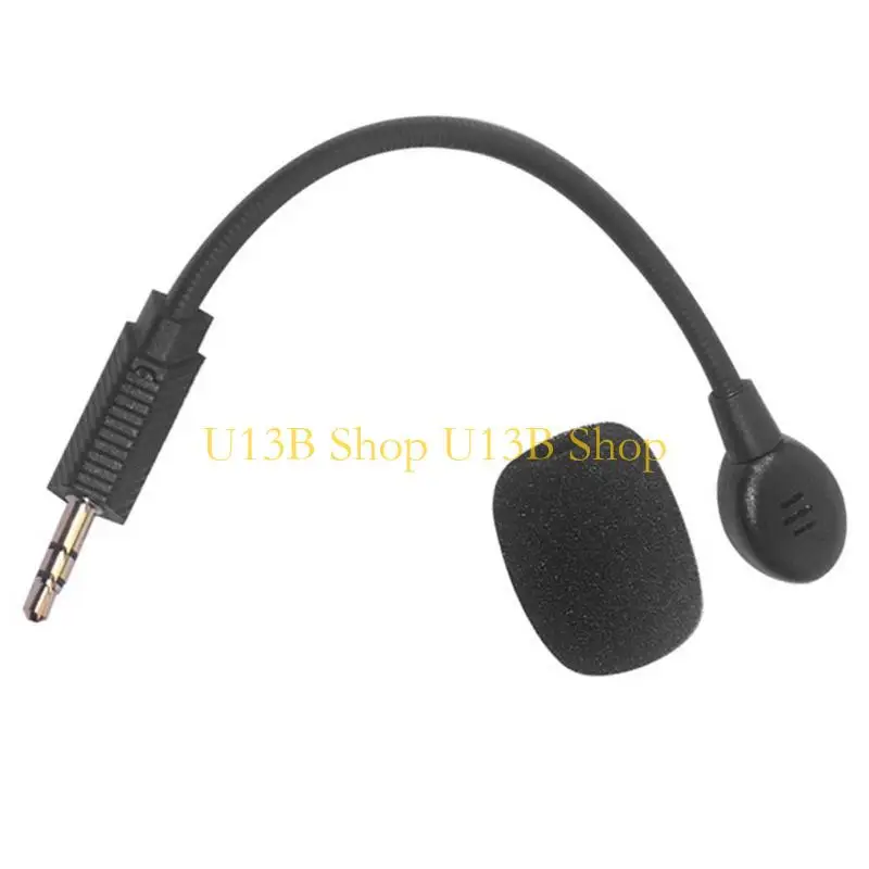 U13B Plugs and Play Gaming Microphone Boom with Easy Mouth Reach Design for Rig400 Headphone Microphone Gaming Microphones