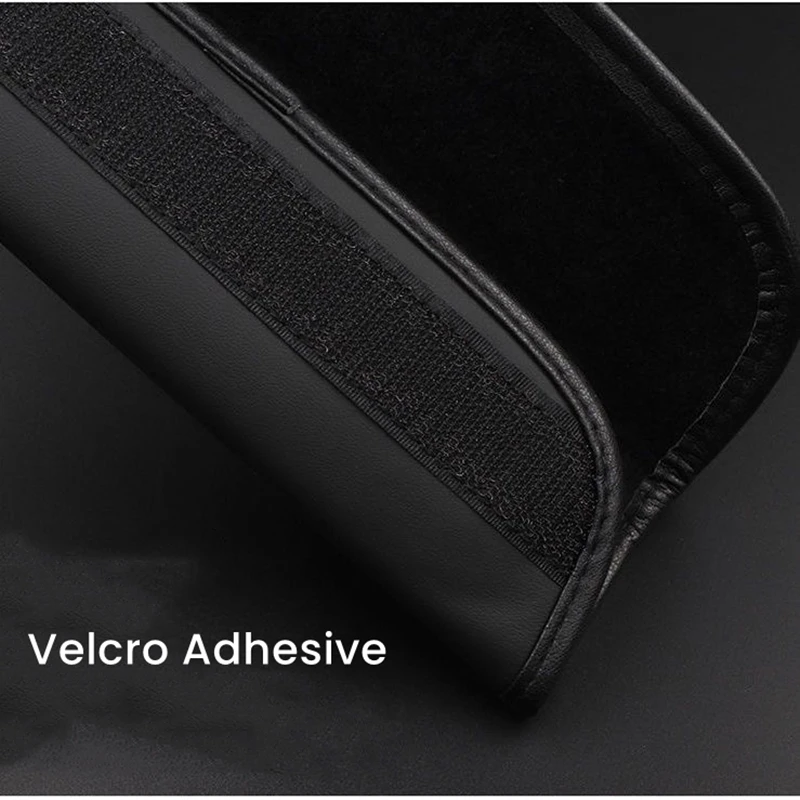 Car Seat Belt Cover PU Leather Sewing Auto Safety Belt Shoulder Pad Breathable Protection Seat Belt Padding Interior Accessories